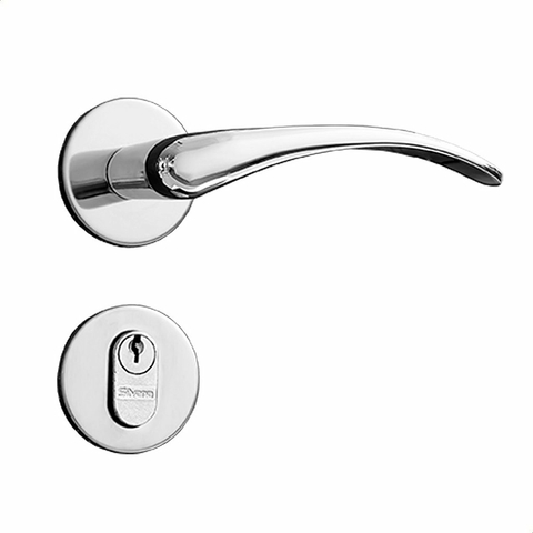 Fechadura Externa Silvana 1400 Madrid 40mm Cromado