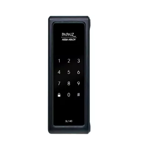 Fechadura Digital SL140 Smart Lock De Sobrepor Papaiz Preta Fosca