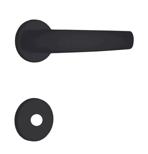 Fechadura Para Porta De Banheiro 40mm MZ271 Preto Fosco