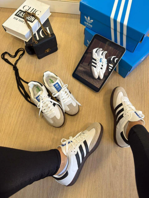 Tênis Premium AD Samba Sola Preta - comprar online