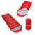Bolsa Dormir Discovery Infantil Cierre Niños Camping Color Rojo