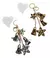 Llavero Bag Charms Flores Animal Print