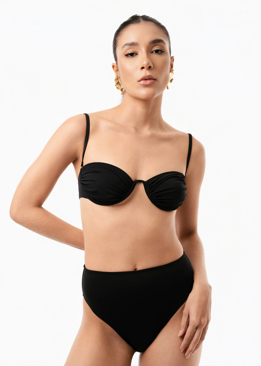 TOP MEIA TAÇA - PRETO