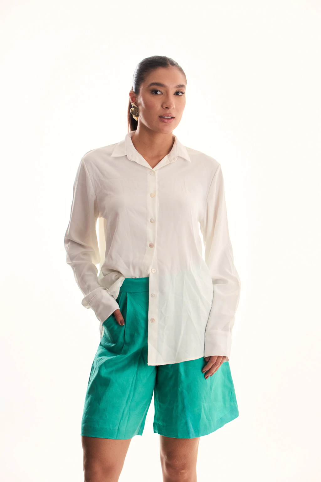 SHORT JACKIE LINHO TURMALINA