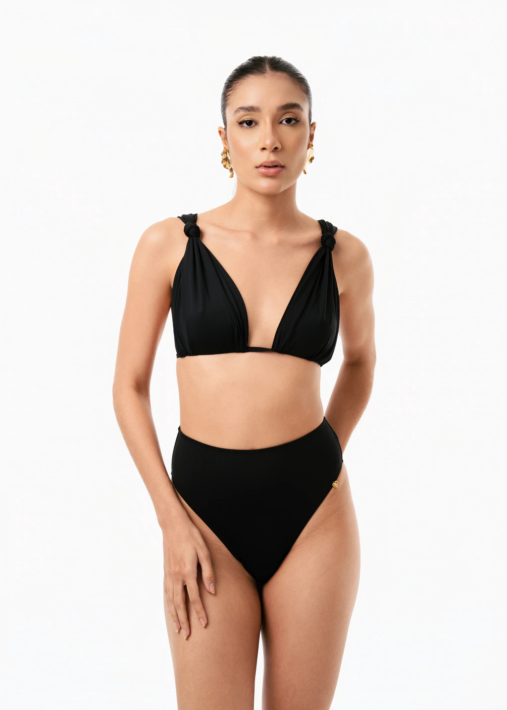 CALCINHA HOT PANTS - PRETO