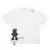 Camiseta Belmonth Perspectiva Urso Branca - comprar online