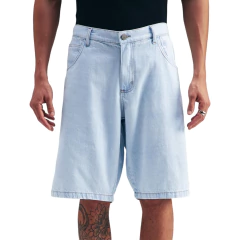 Bermuda Plano C Denim Shorts Light Blue - comprar online