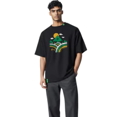 Camiseta LRG The Horizon Tee Preta Oversized - comprar online