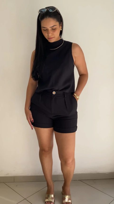 Conjunto Dafne - Preto