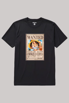 REMERA ONE PIECE WANTED - comprar online