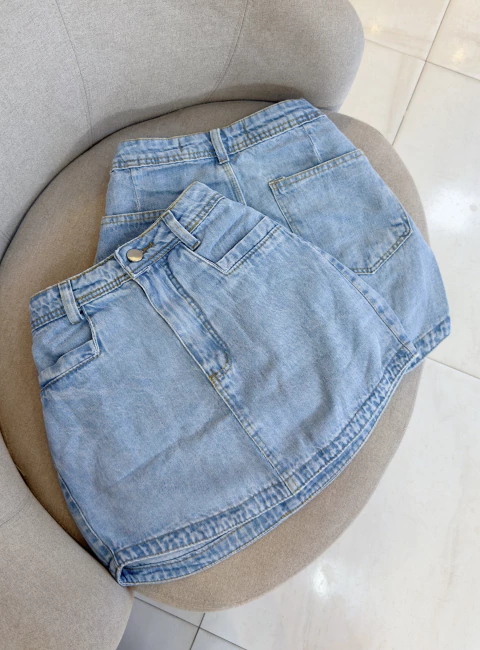 Saia jeans
