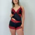 Imagem do Baby doll cacau - preto c/ vermelho