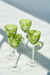 Set de 8 Copas de Cristal Talladas