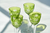 Set de 8 Copas de Cristal Talladas -  La Melange Arte & Deco