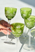 Set de 8 Copas de Cristal Talladas -  La Melange Arte & Deco