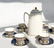 Imagen de Juego de Té Porcelana "Cuadrillé"