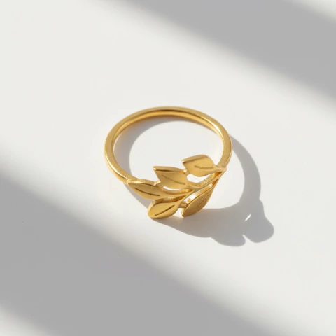 Servilletero Golden Leaf x 6