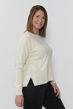 Imagen de PULLOVER ESPALD LARGA CON CURVA 4901