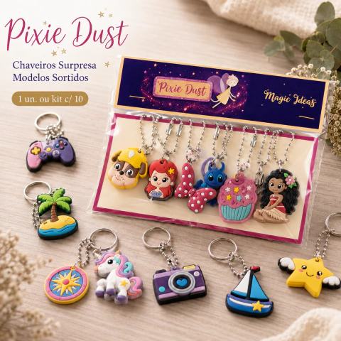 Pixie Dust | Chaveiros Surpresa para Fish Extender e Cruzeiro