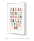 Quadro Decorativo Infantil - ABC