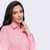Camisa Feminina - Rosa listrada na internet