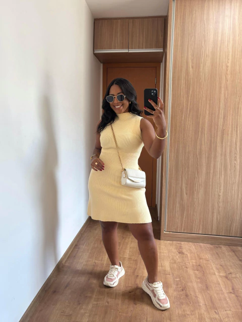 Vestido Adriele - Amarelo - comprar online