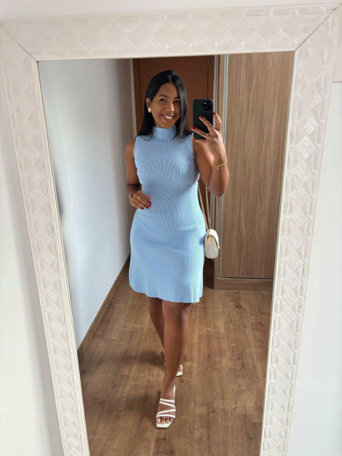 Vestido Adriele - Azul - comprar online