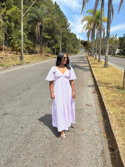 Vestido Alina - Lilás - comprar online