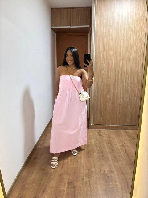 Vestido Suelen - Rosa - comprar online