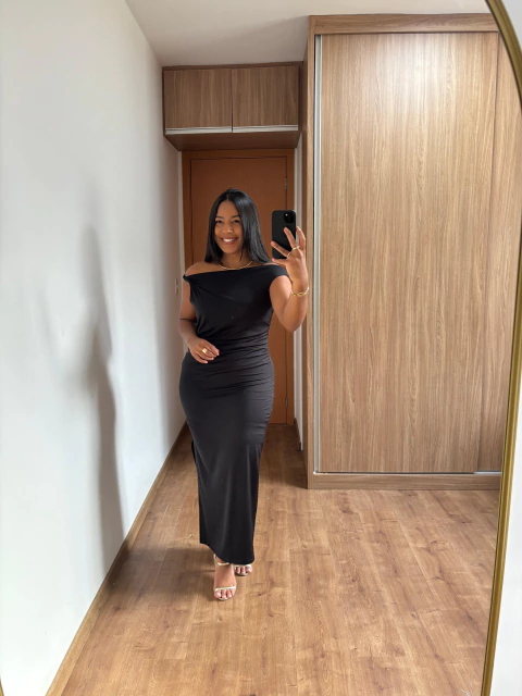 Vestido Mônica - Preto - comprar online