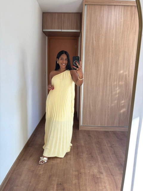 Vestido Juliana - Amarelo - comprar online