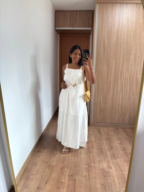 Vestido Jamile - Branco - comprar online