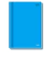 Caderno Brochura 1/4 96 FLS Azul - Credeal