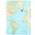 CADERNO BY GOCASE MAPA MUNDI AZUL - MEDIO