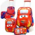 Kit Mochila C/Carrinho Lancheira E Estojo Inf. Carros Kars Kids Ponto Verde
