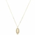 COLAR MINI OVAL MIX DE BANHO CRAVEJADO - comprar online