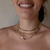 COLAR MEDALHAS COLORS BOHO - OURO - comprar online