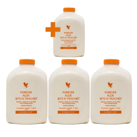 Aloe Bits N' Peaches (077) - (Kit com 4 unidades)