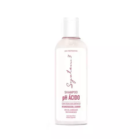 System 3 Shampoo PH Ácido 375 ml - comprar online