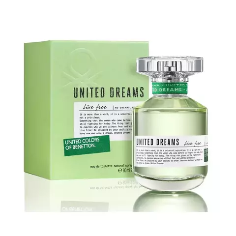 BENETTON UNITED DREAMS LIVE FREE EDT 80 ML