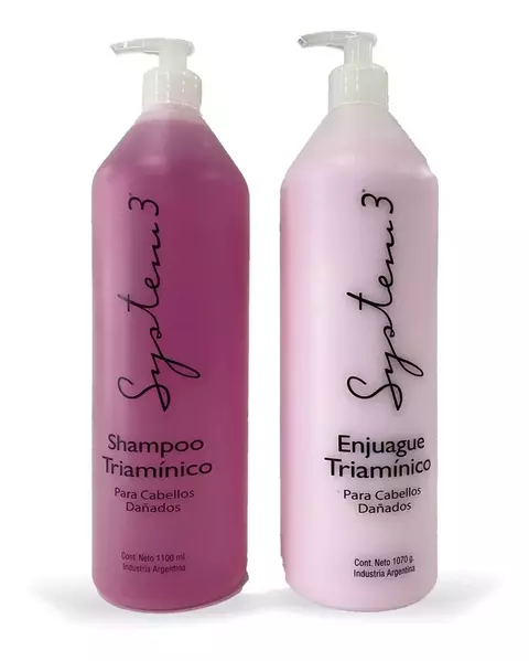 System3 Shampoo + Acondicionador Triaminico X 1070 ml