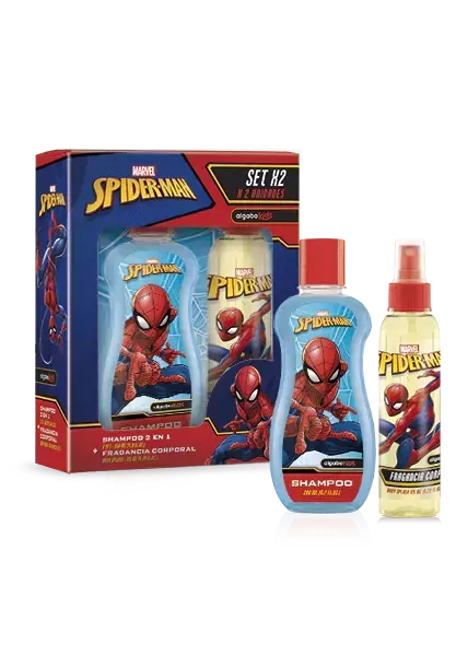 Algabo AVENGERS SPIDERMAN Set Colonia 125 + Shampoo 200