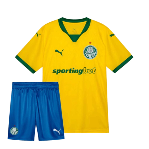 Kit Infantil Verdão III 25/26 - Amarelo e azul - comprar online