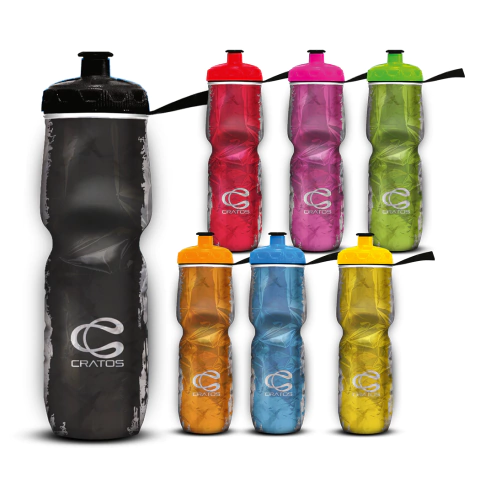 Garrafa Térmica Cromio Válvula Removível 710ml - Cratos - comprar online
