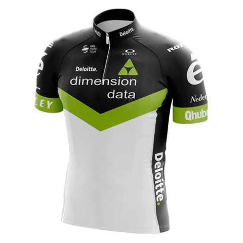 Camisa Ciclismo Dimension Data zíper 18cm - comprar online
