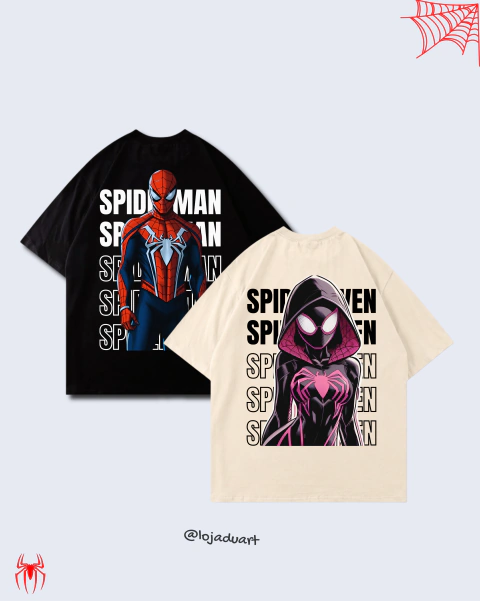 CONJUNTO SPIDERMAN E SPIDERGWEN