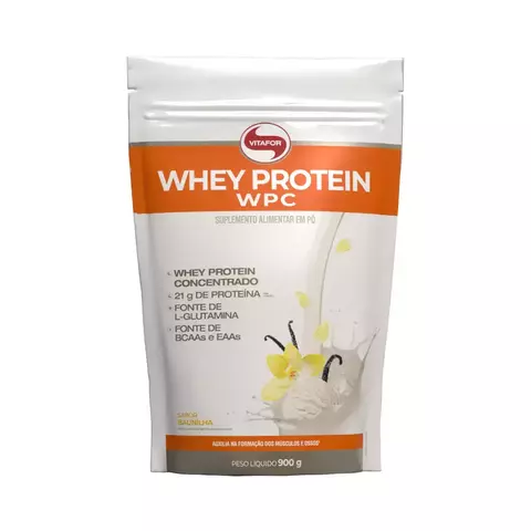 Whey Protein WPC 900g Vitafor Proteina Premium Concentrada - comprar online