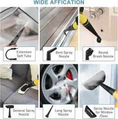 Lianai Limpa-vapor Portátil 1050W Multifuncional de Alta Temperatura Pressurizado com 9 Acessórios para Sofá, Cozinha, Banheiro, Janela e Carro - comprar online