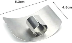 Protetor de Dedos C/Anéis Para Corte Cozinha Inox Casa - comprar online