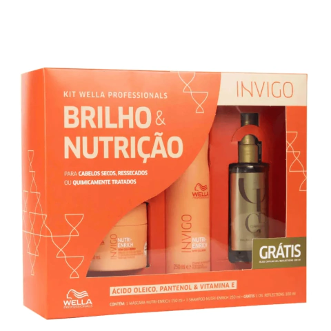 Kit Wella Professionals Invigo Nutri-Enrich Oil Reflections